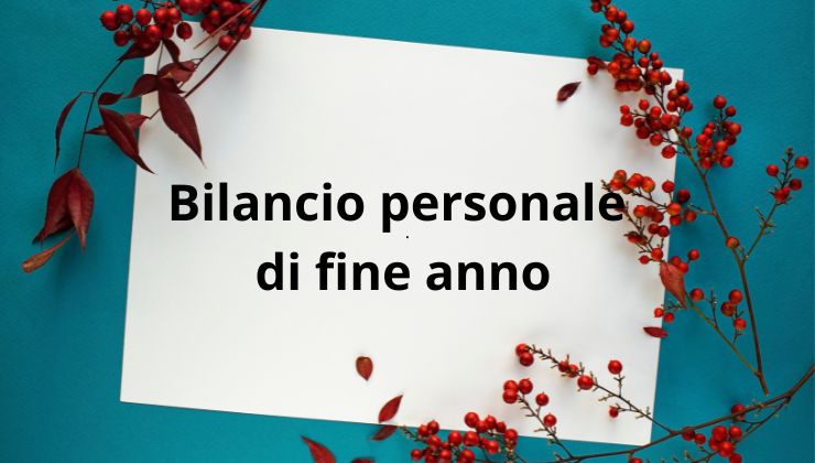 bilancio annuale personale