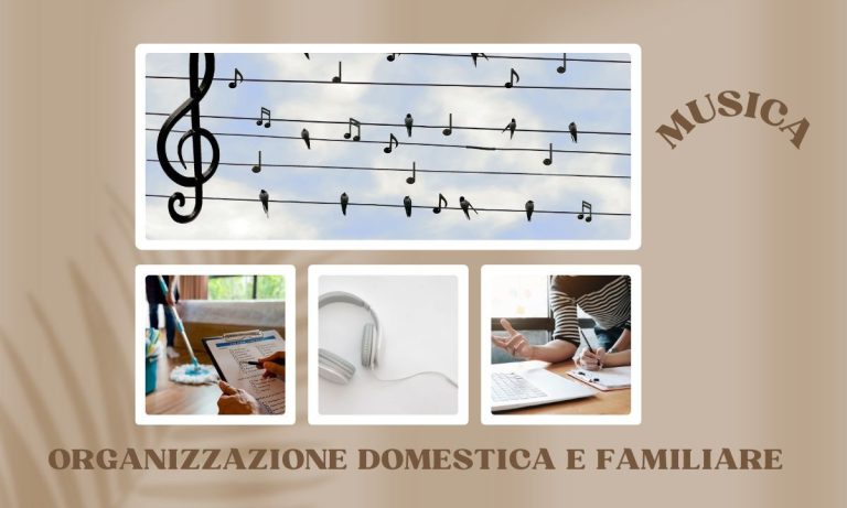 musica e organizzazione personale